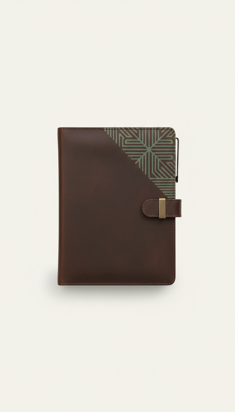 Leather-Bound Weekly Planner